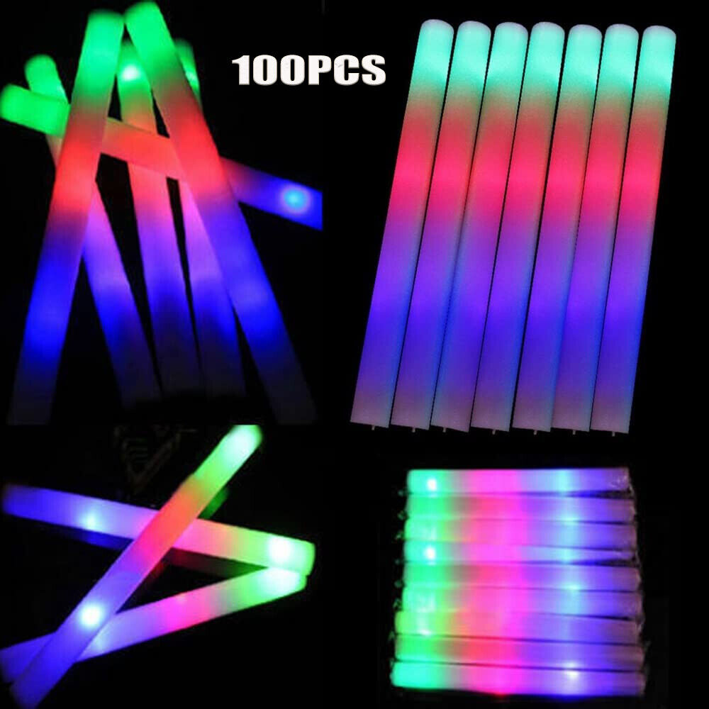 Wedding Supply In Bulk - 글로우 스틱 대량 100개 LED 라이트업