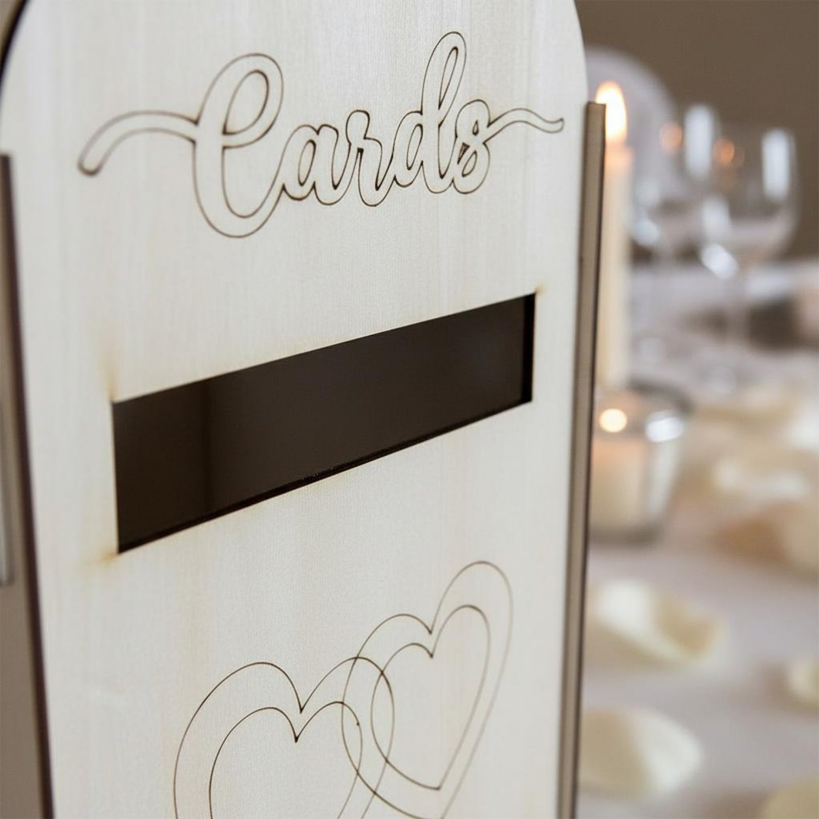 Wedding Card Box - 나무 웨딩 카드 상자 레이저 컷