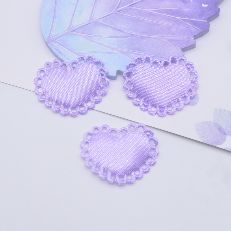 50Pcs 29*24mm 심장 헝겊 패딩 Appliqu - Wedding Superstar 리뷰 및 가격