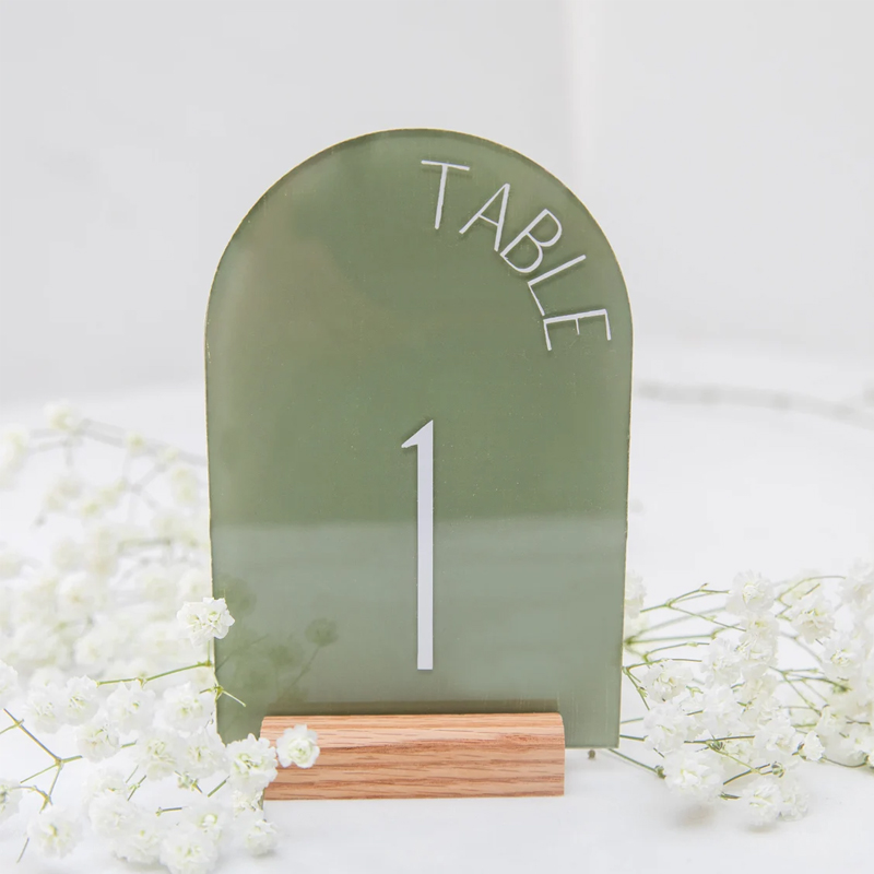 현대 웨딩 테이블 장식을 위한 기본 서예 소박한 아치  - Table Number Gold 리뷰 및 가격