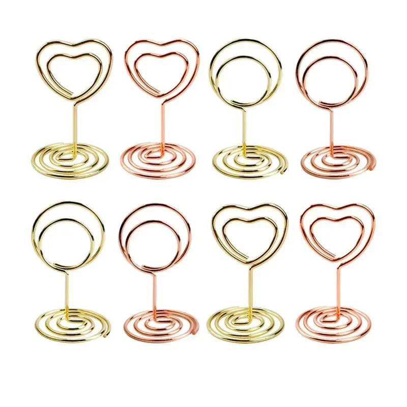 10PCS 금속 장소 카드 홀더 사진 테이블 번호 이름 - Table Number Gold 리뷰 및 가격