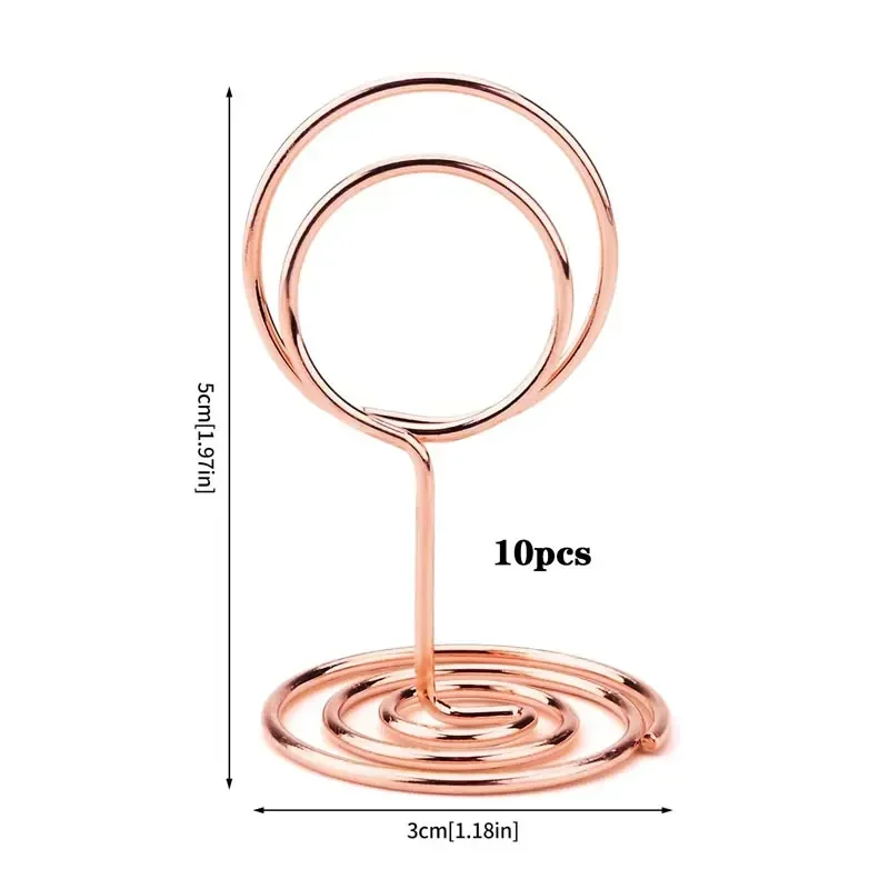 10PCS 금속 장소 카드 홀더 사진 테이블 번호 이름 - Table Number Gold 리뷰 및 가격
