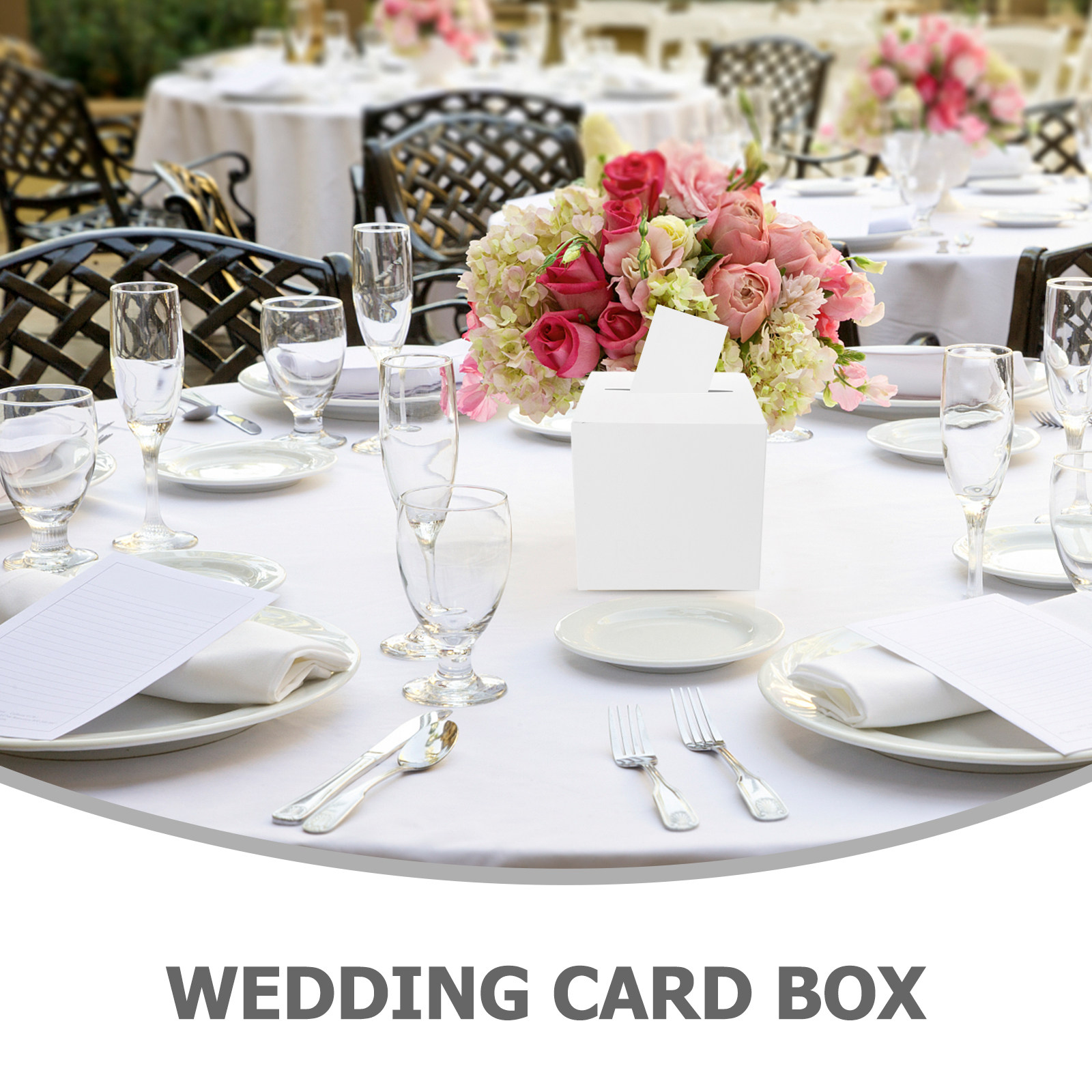 1세트 화이트 웨딩 카드 박스 종이 축복 카드 홀더 장 - Wedding Card Box 리뷰 및 가격