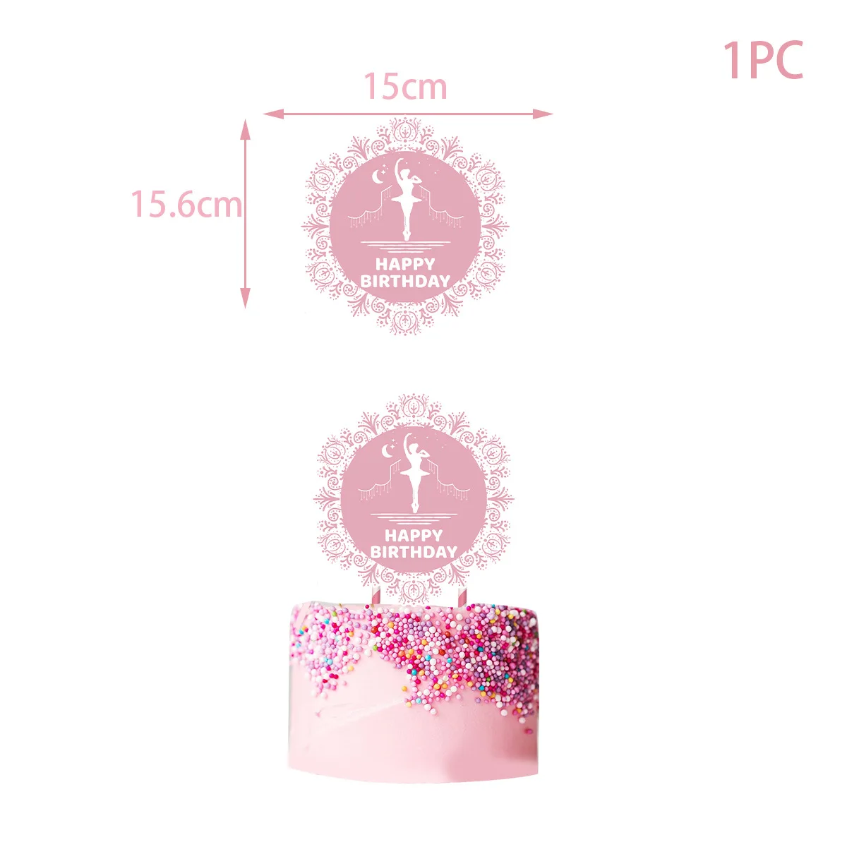 핑크 발레리나 발레 소녀 생일 축하 깃발 천 배너 풍선 - Confetti Balloon Set 리뷰 및 가격