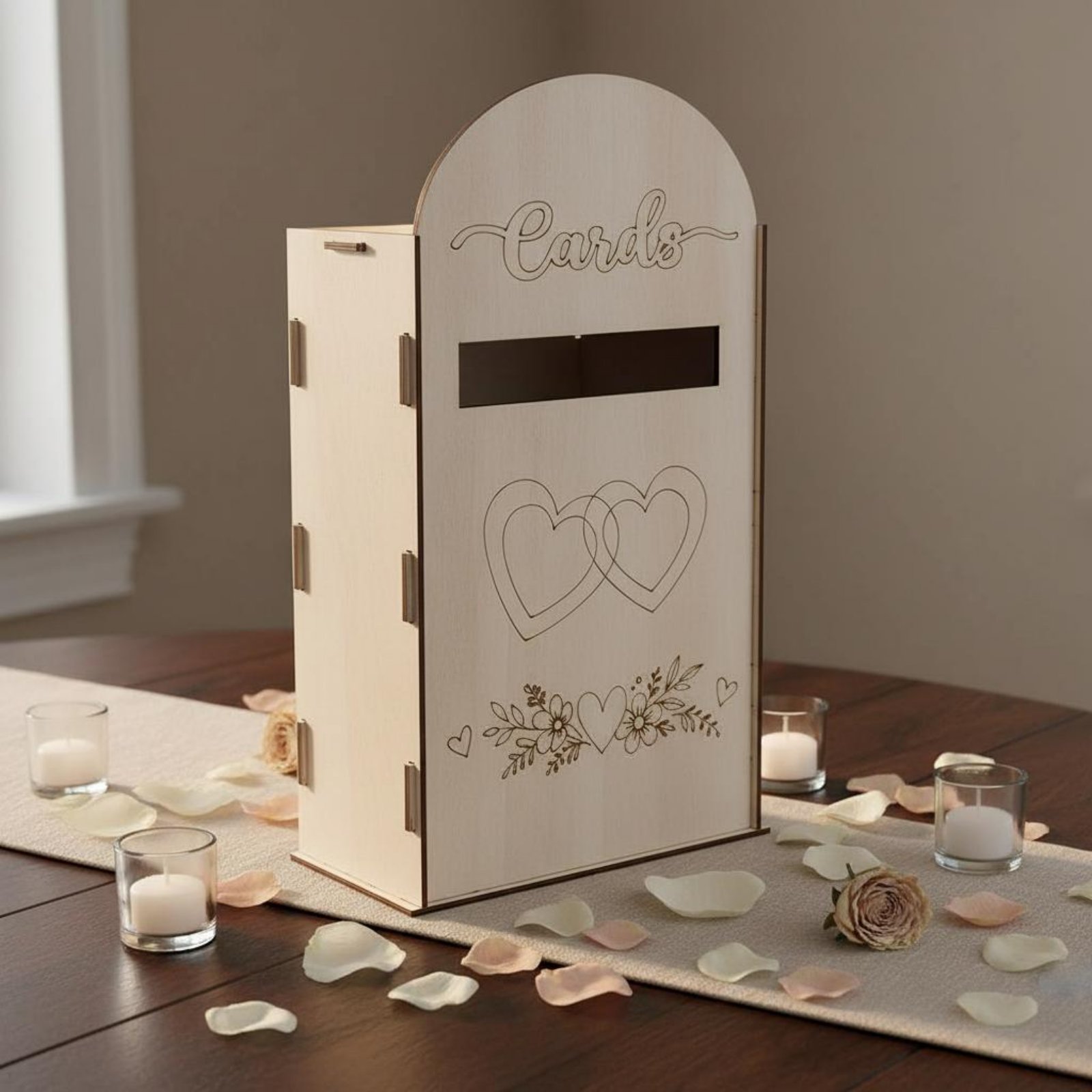 나무 웨딩 카드 상자 레이저 컷 디자인 웨딩 카드 상자 - Wedding Card Box 리뷰 및 가격