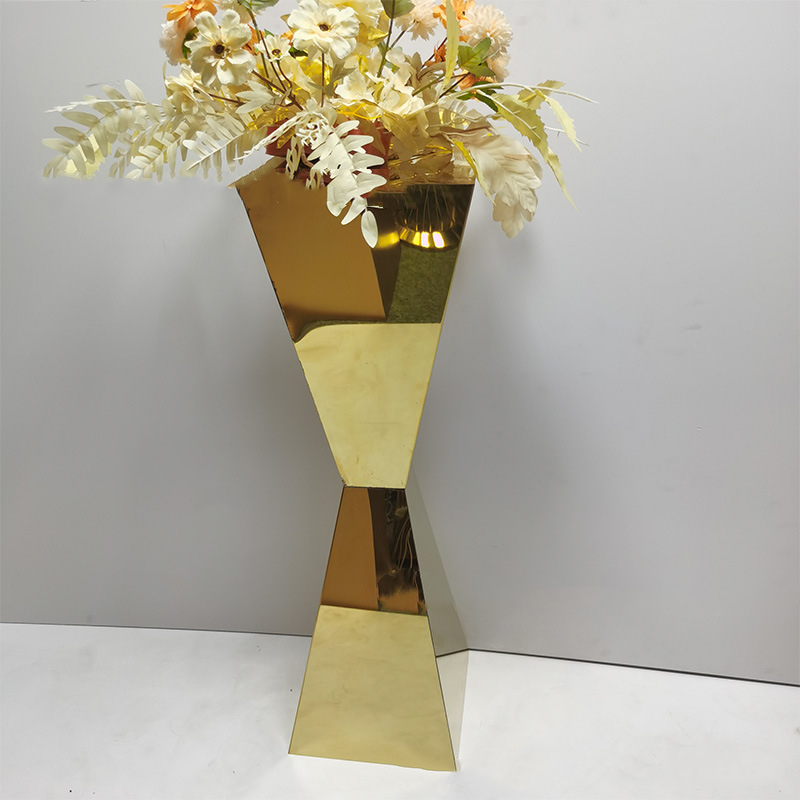 스테인리스강 꽃 꽃병 웨딩 테이블 센터피스, 이벤트 로 - Flower Girl Basket 리뷰 및 가격