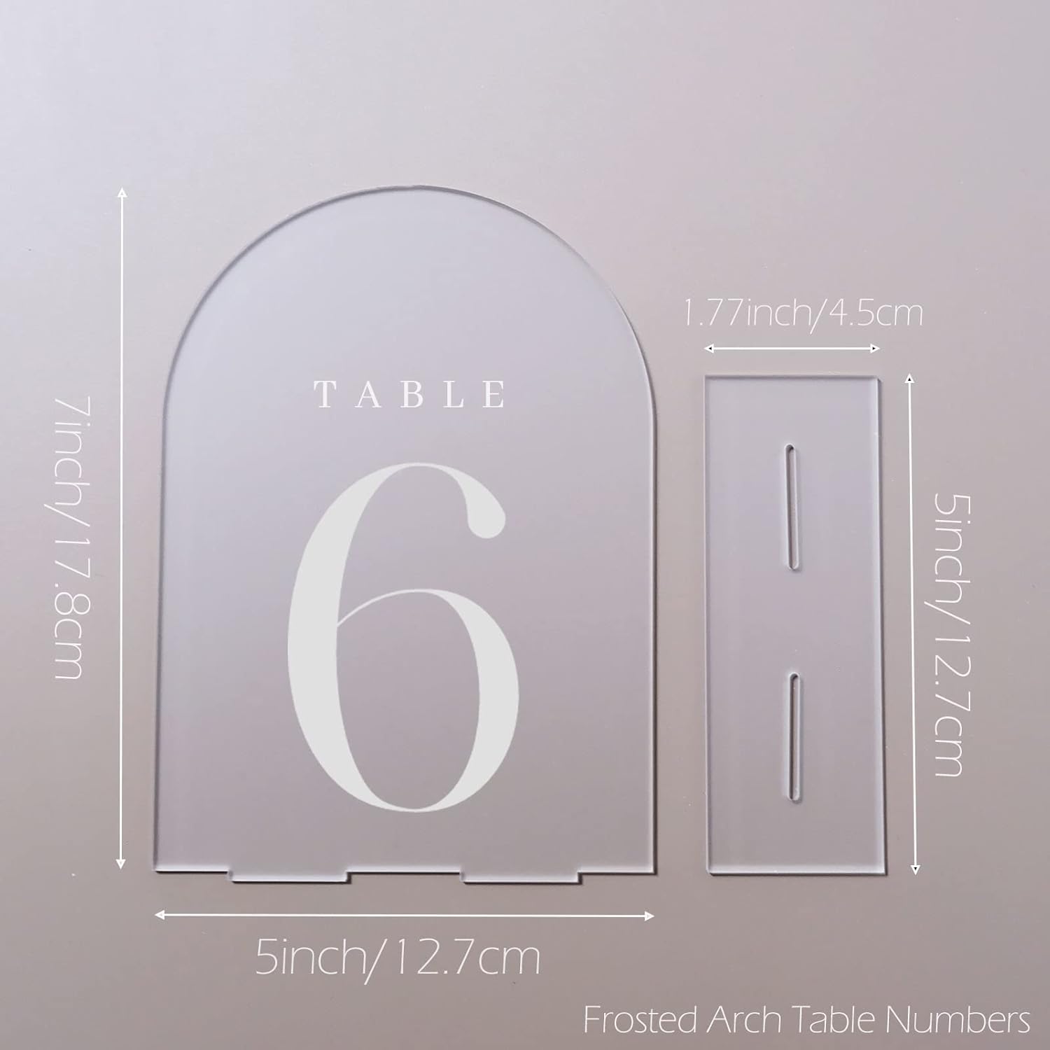 아크릴 테이블 넘버 스탠드 포함 5x7인치 투명 웨딩  - Table Number Gold 리뷰 및 가격