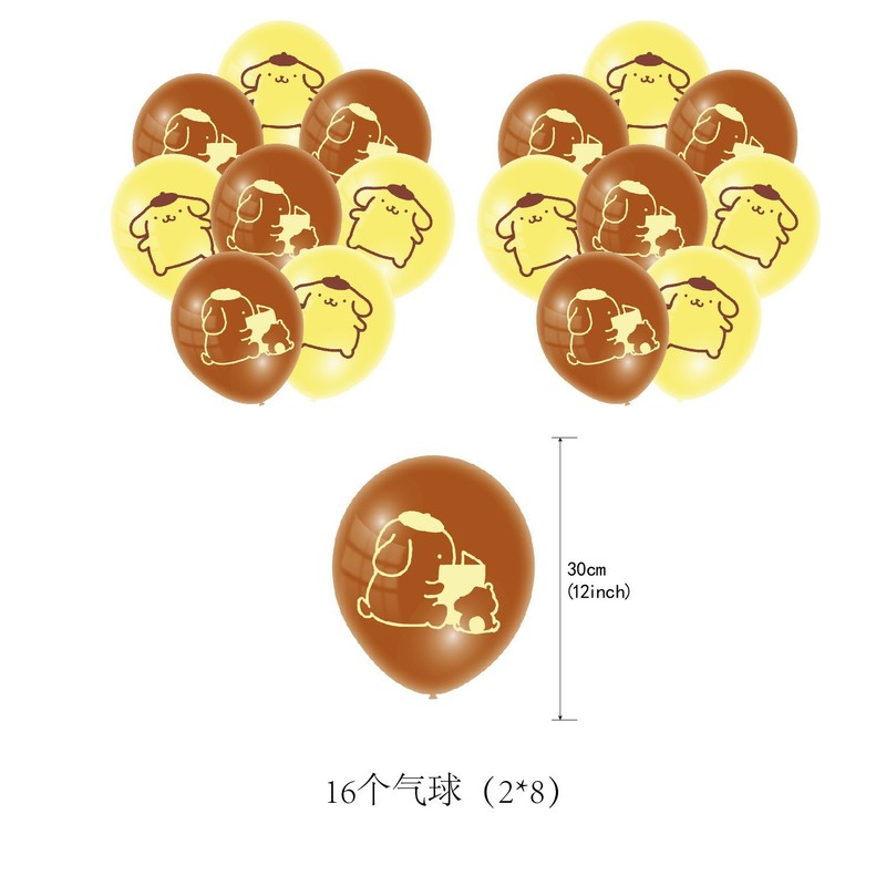 헬로키티와 폼폼푸린을 테마로 한 생일 파티 장식, 풍선 - Confetti Balloon Set 리뷰 및 가격