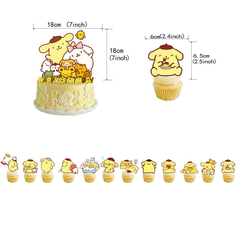 헬로키티와 폼폼푸린을 테마로 한 생일 파티 장식, 풍선 - Confetti Balloon Set 리뷰 및 가격